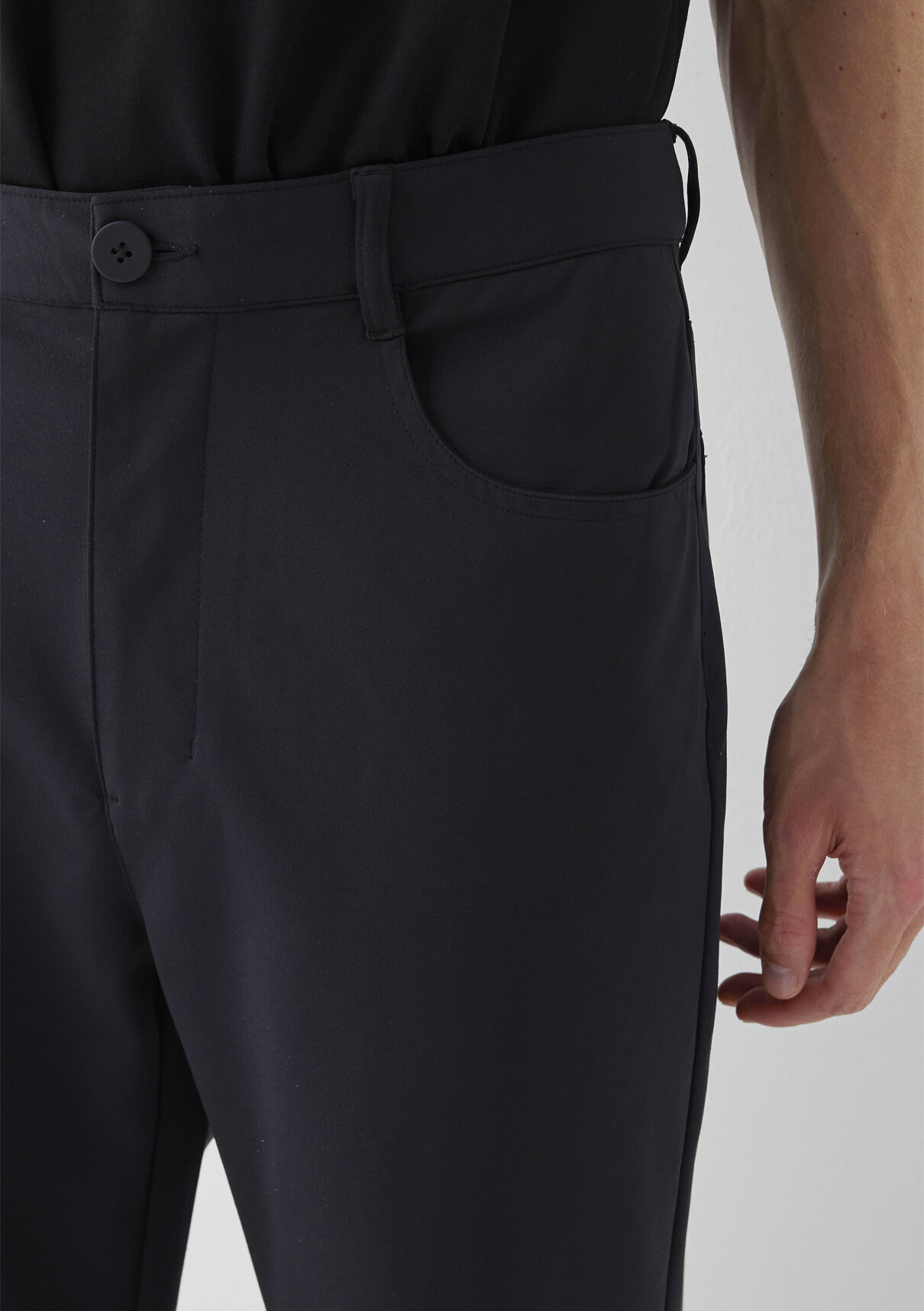 Mavi Siyah Spandex Pantolon görsel 6