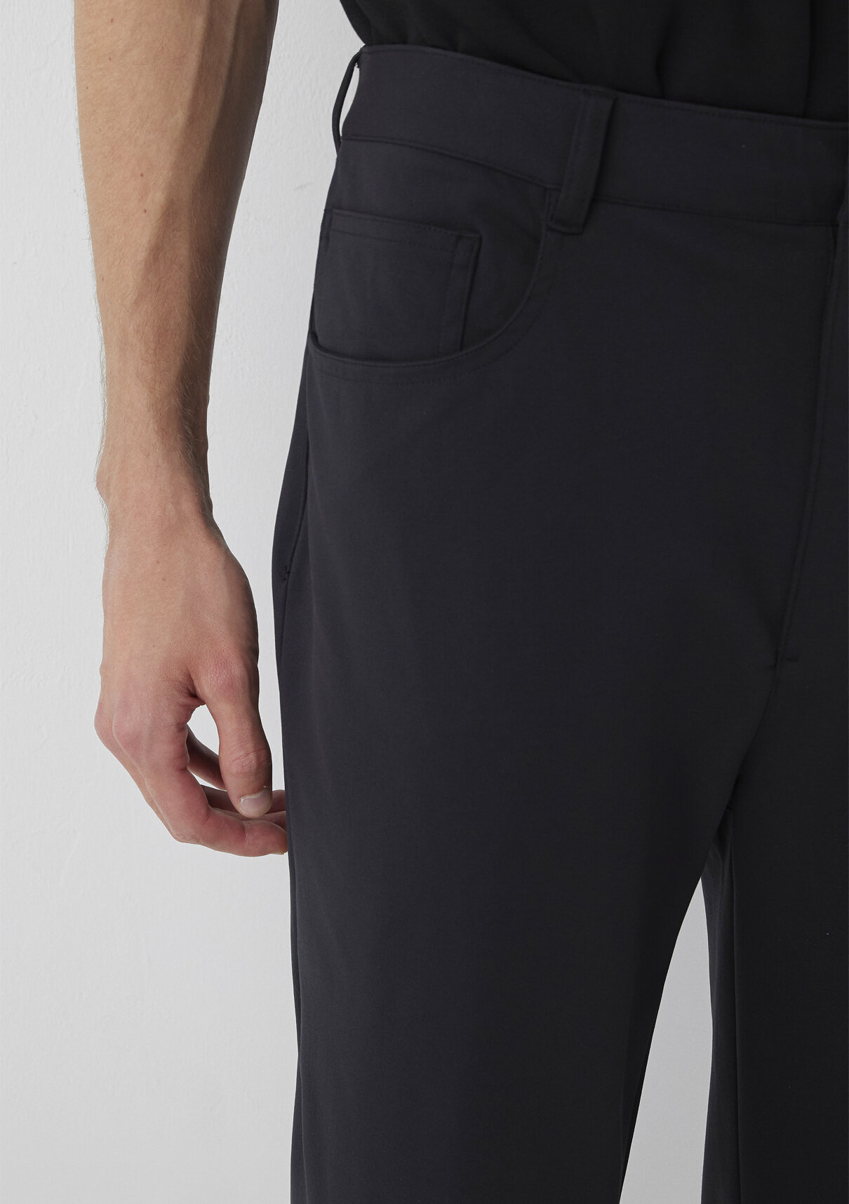 Mavi Siyah Spandex Pantolon görsel 7