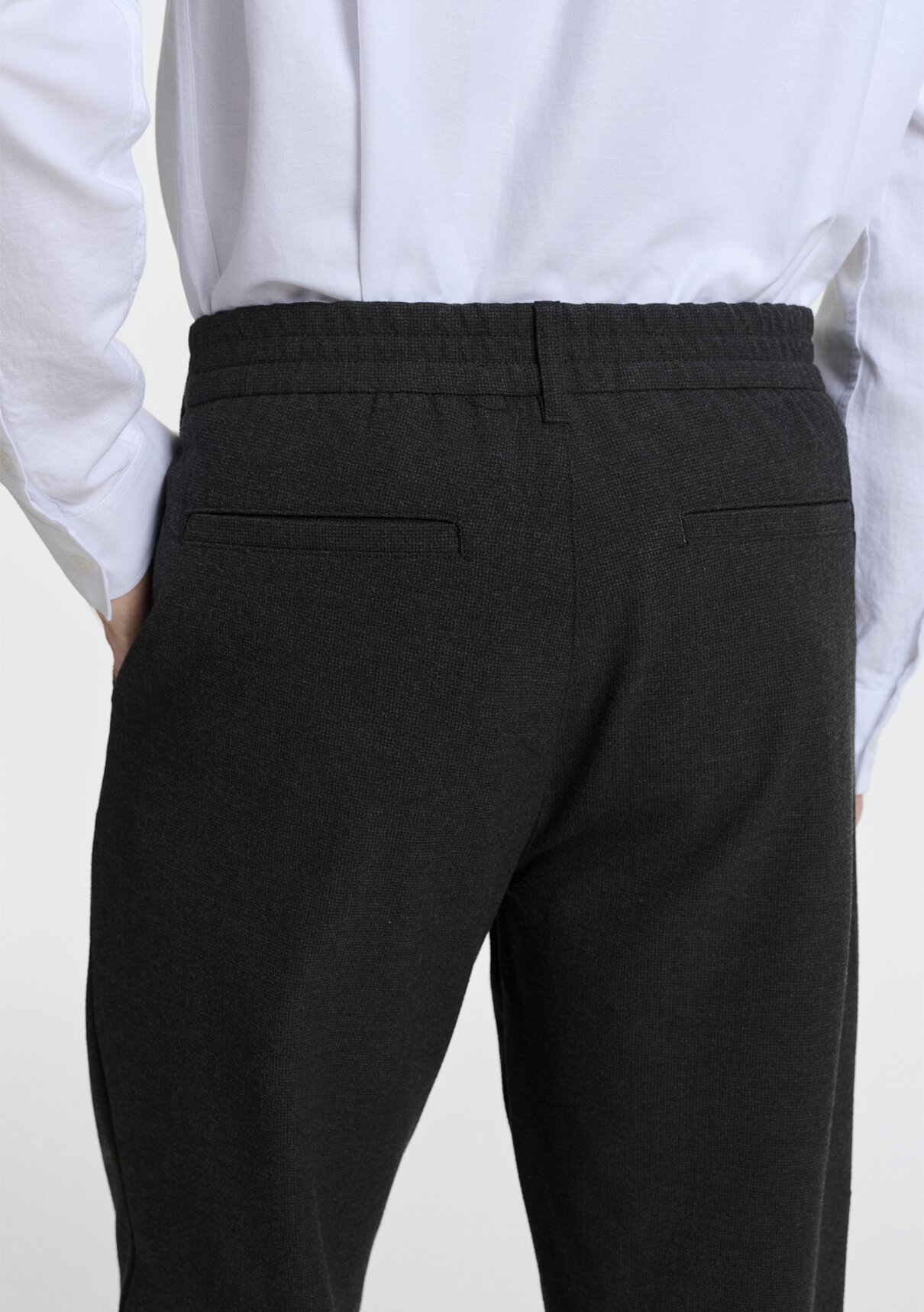Mavi Gri Jogger Pantolon görsel 8