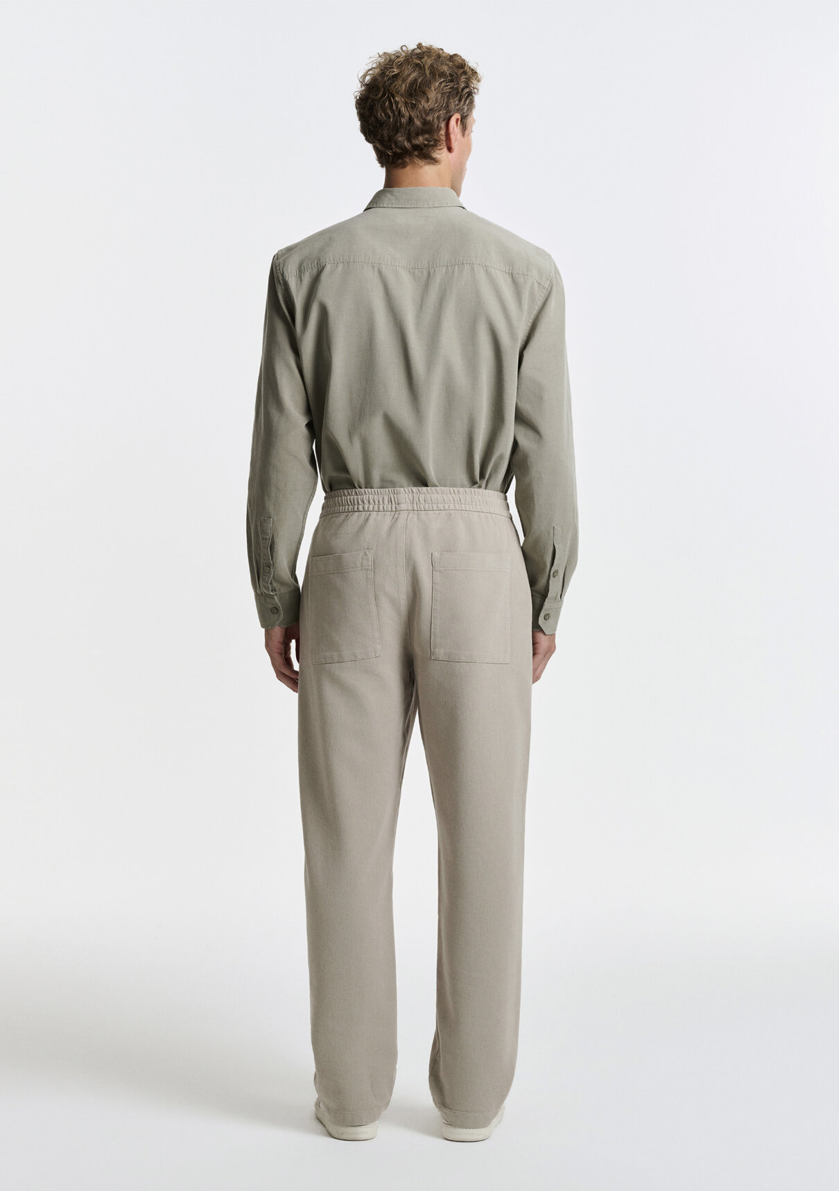 Mavi Keten (Tencel™) Lyocell Karışımlı Gri Jogger Pantolon görsel 6