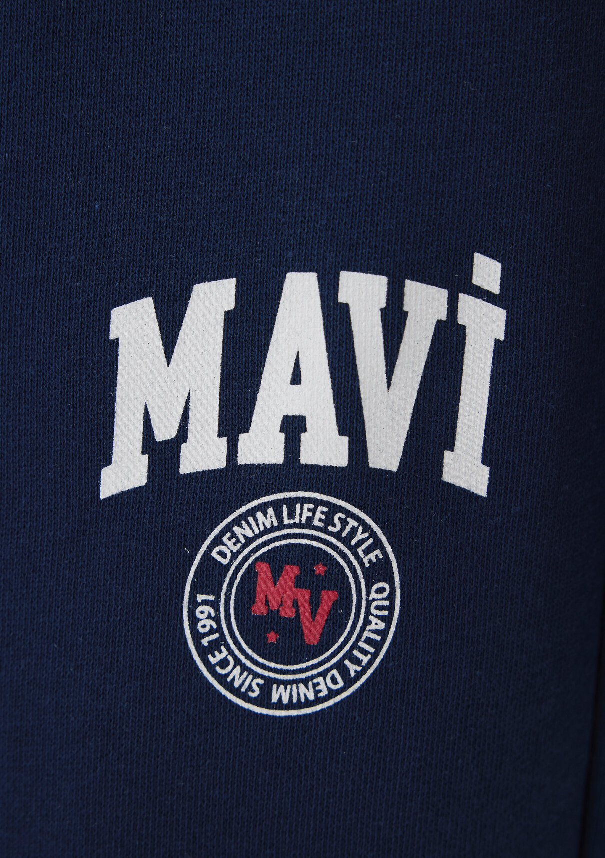 Mavi Logo Baskılı Lacivert Eşofman Altı görsel 8