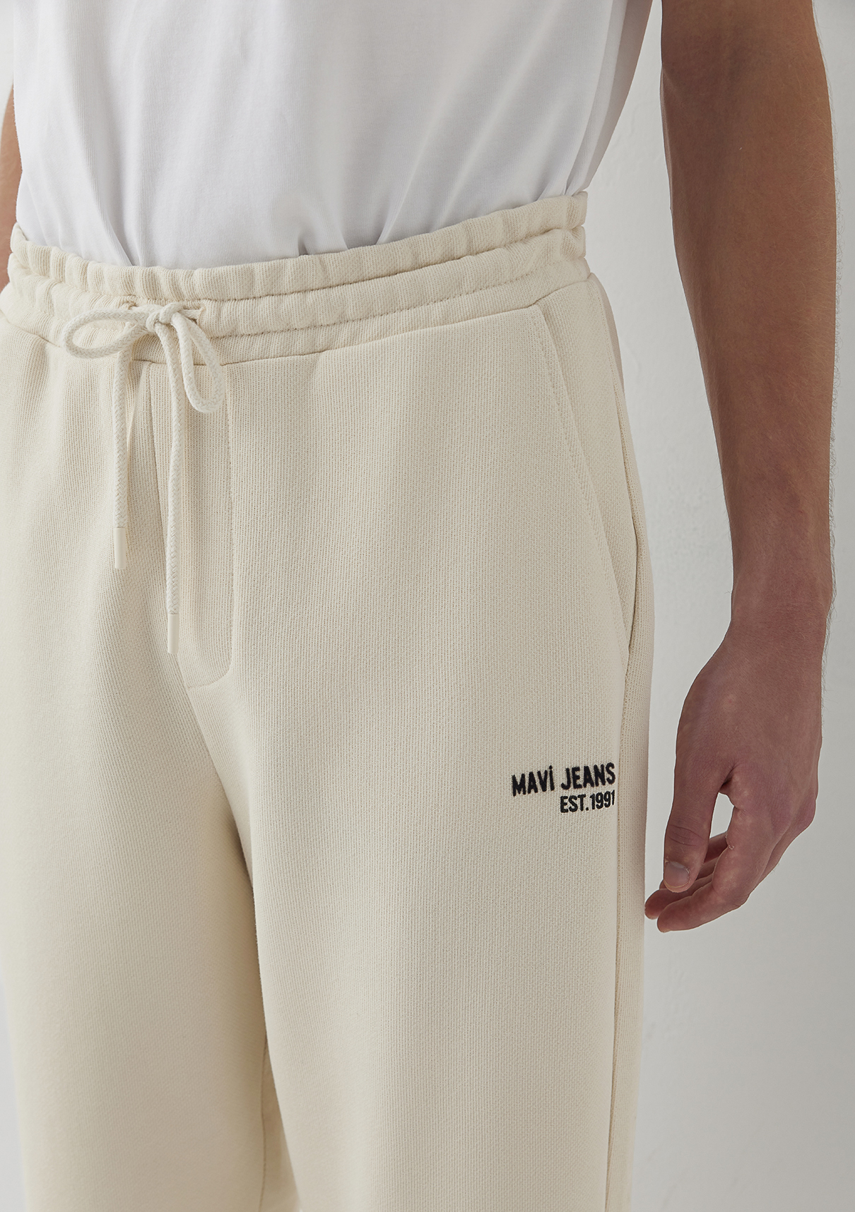 Mavi Jeans Baskılı Bej Eşofman Altı görsel 6