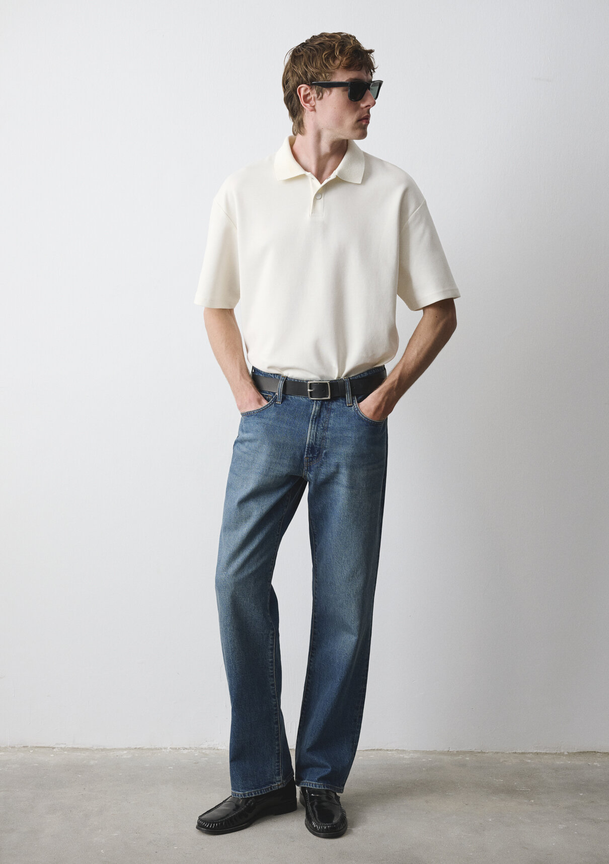Mavi Classic Denim Puslu Indigo Mavisi Jean Pantolon görsel 2