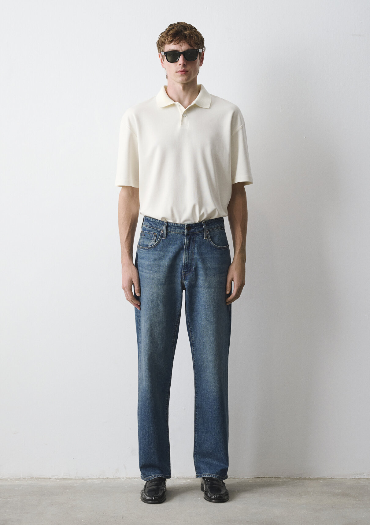 Mavi Classic Denim Puslu Indigo Mavisi Jean Pantolon görsel 3