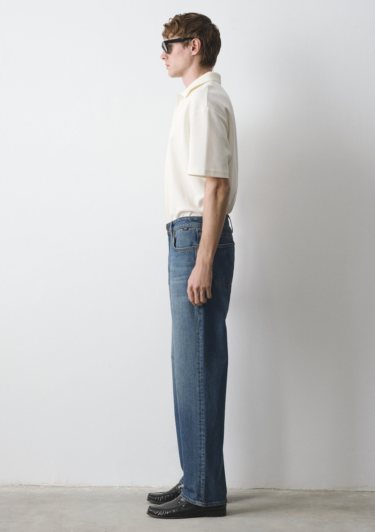 Mavi Classic Denim Puslu Indigo Mavisi Jean Pantolon görsel 6