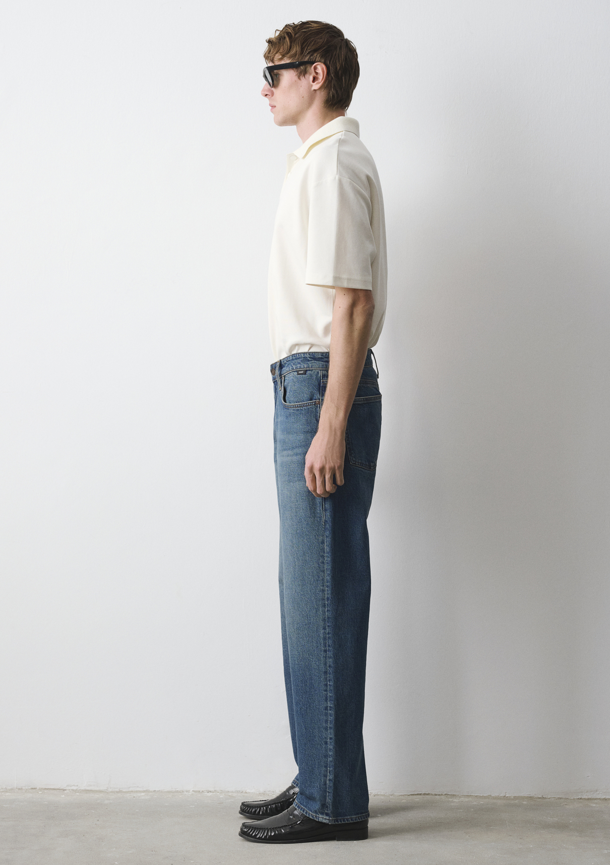 Mavi Classic Denim Puslu Indigo Mavisi Jean Pantolon görsel 6