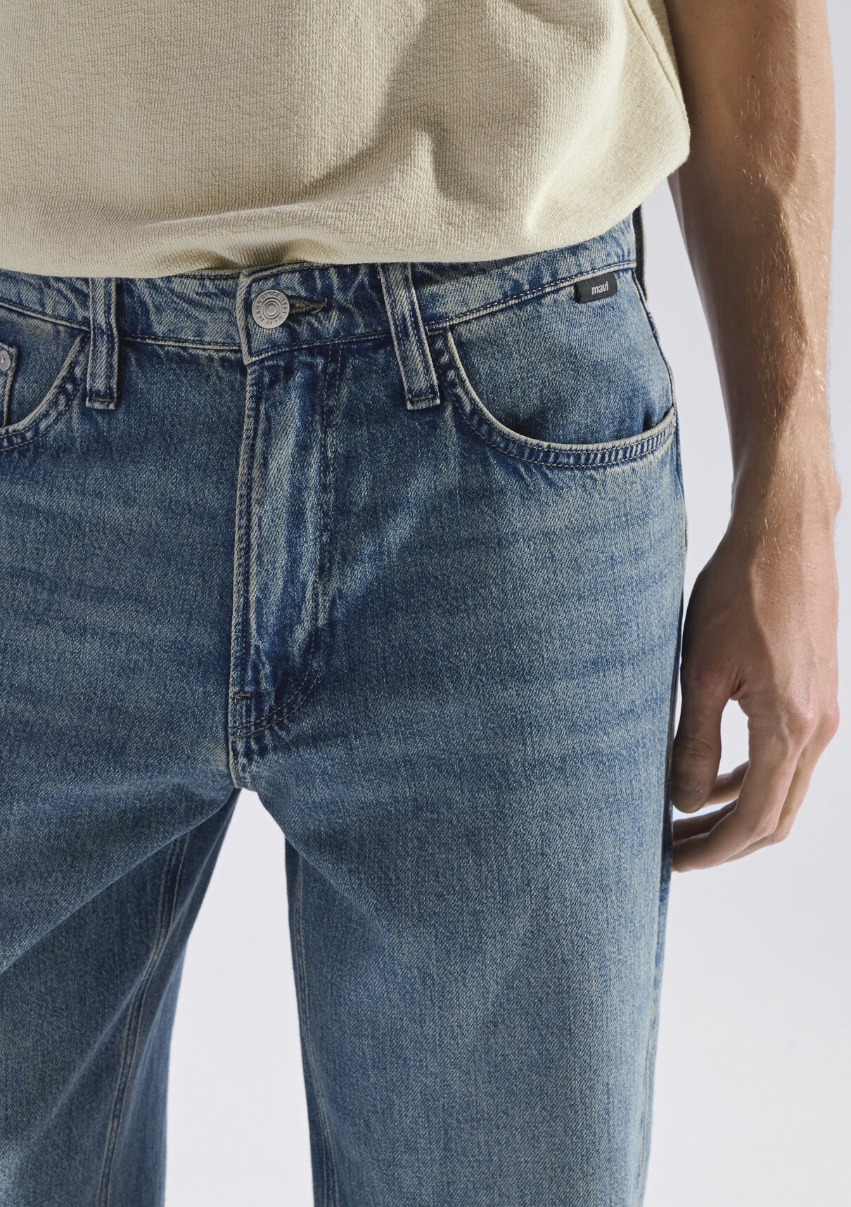 Mavi Street Puslu Indigo Mavisi Jean Pantolon görsel 8