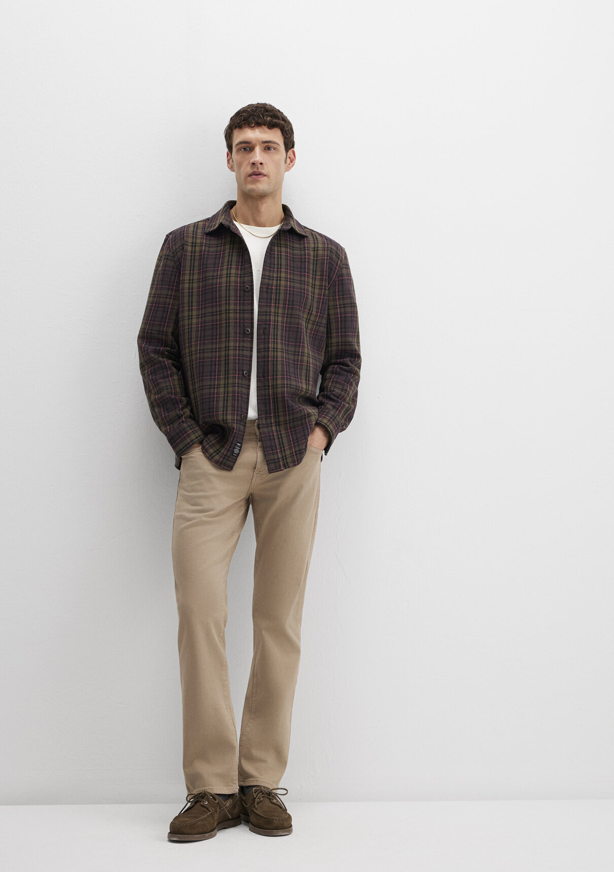 Mavi Hunter Koyu Bej Comfort Gabardin Pantolon