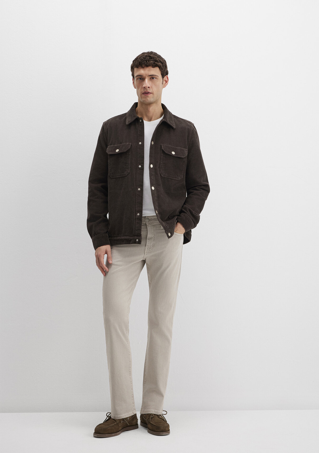 Mavi Hunter Soluk Toz Beji Comfort Gabardin Pantolon