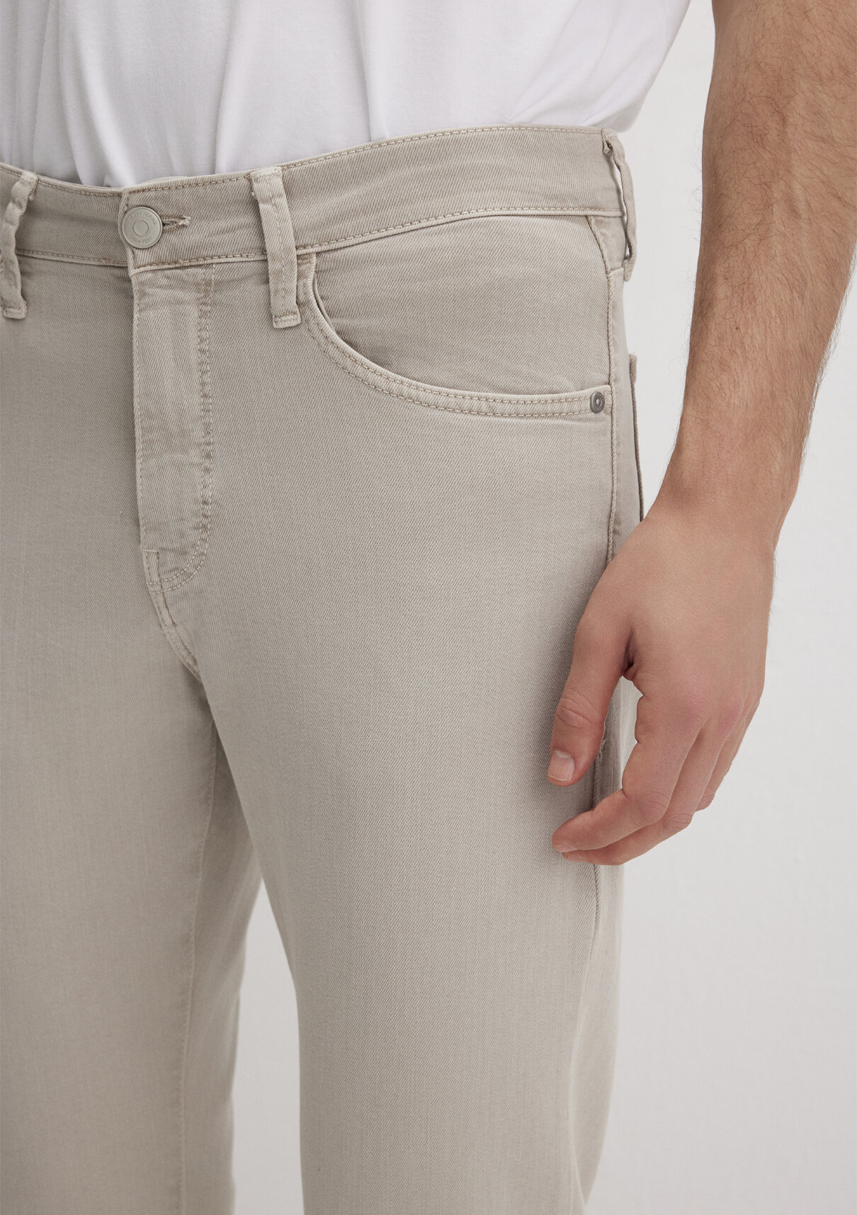 Mavi Hunter Soluk Toz Beji Comfort Gabardin Pantolon görsel 6