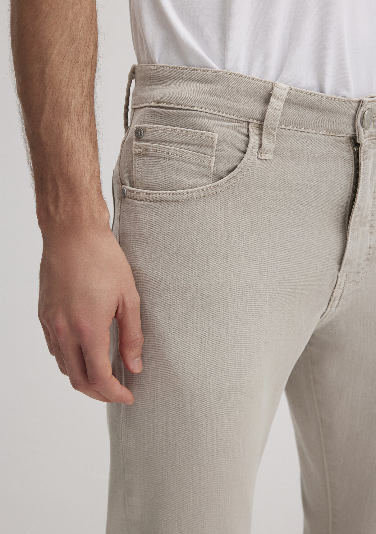 Mavi Hunter Soluk Toz Beji Comfort Gabardin Pantolon görsel 7