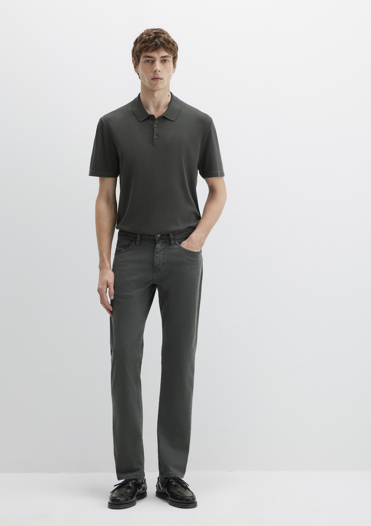 Mavi Hunter Yosun Yeşili Comfort Gabardin Pantolon