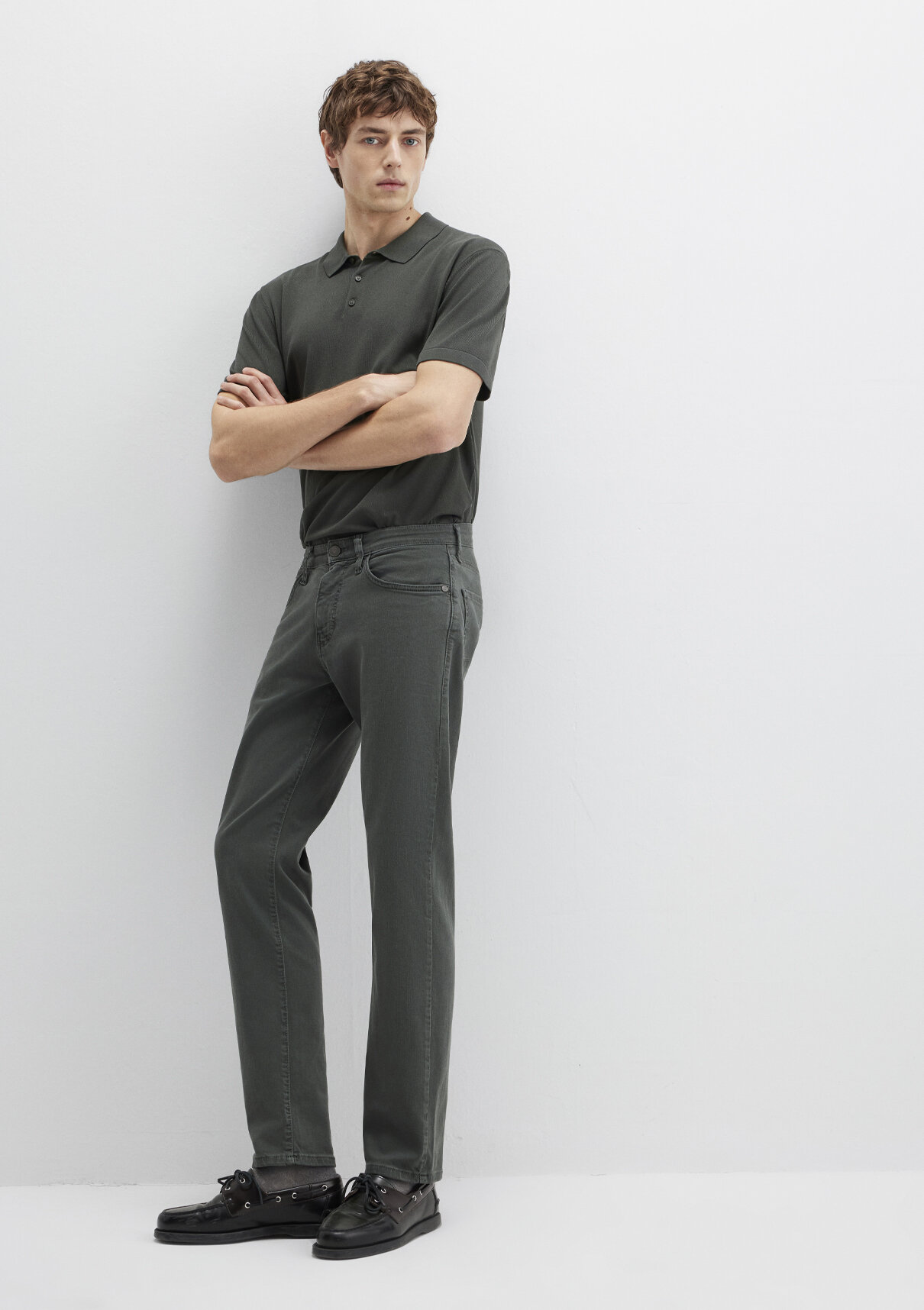 Mavi Hunter Yosun Yeşili Comfort Gabardin Pantolon görsel 2