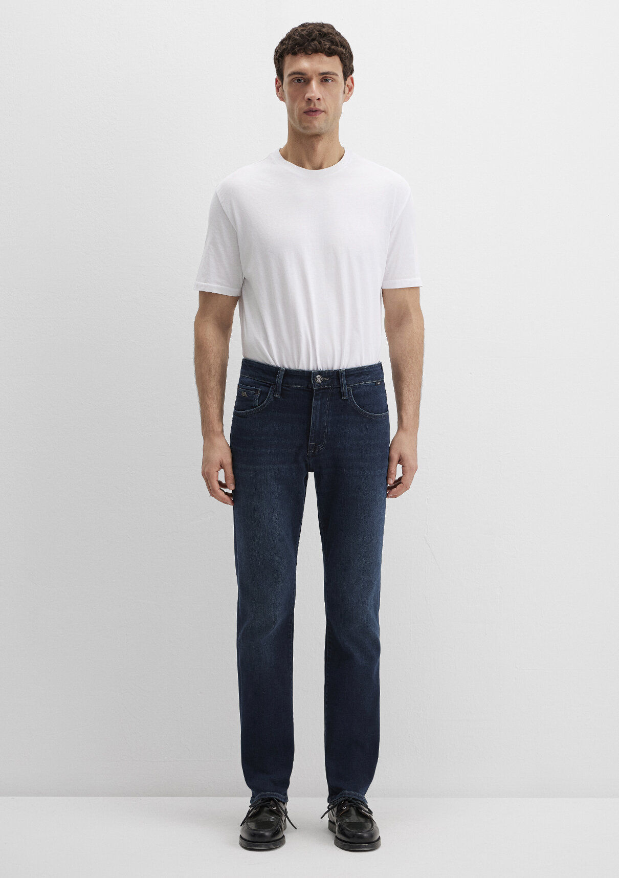 Mavi Lux Black Puslu Koyu Mavi Jean Pantolon görsel 3