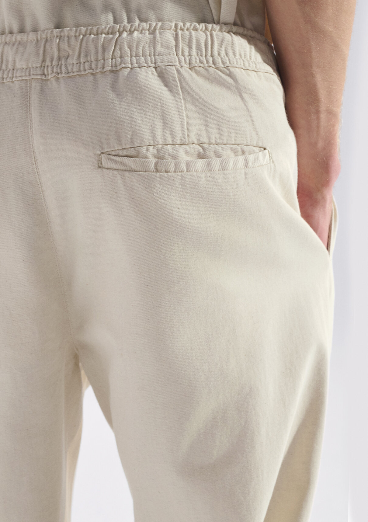 Mavi Edition Ekru Keten Karışımlı Jean Pantolon görsel 8