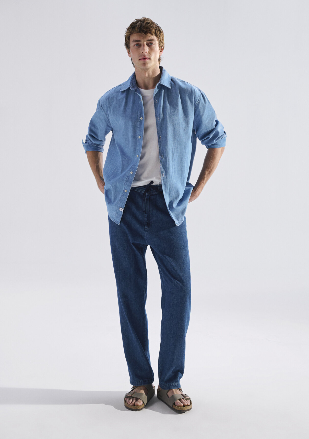 Mavi Edition Indigo Mavisi Keten Karışımlı Jean Pantolon