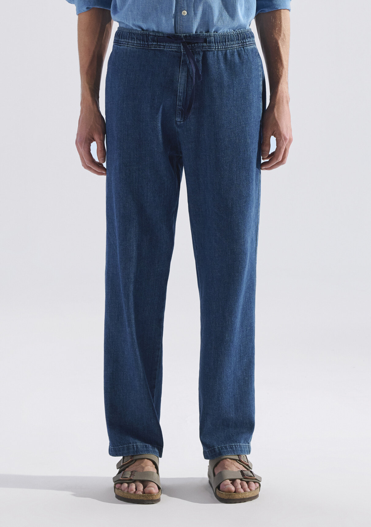 Mavi Edition Indigo Mavisi Keten Karışımlı Jean Pantolon görsel 5