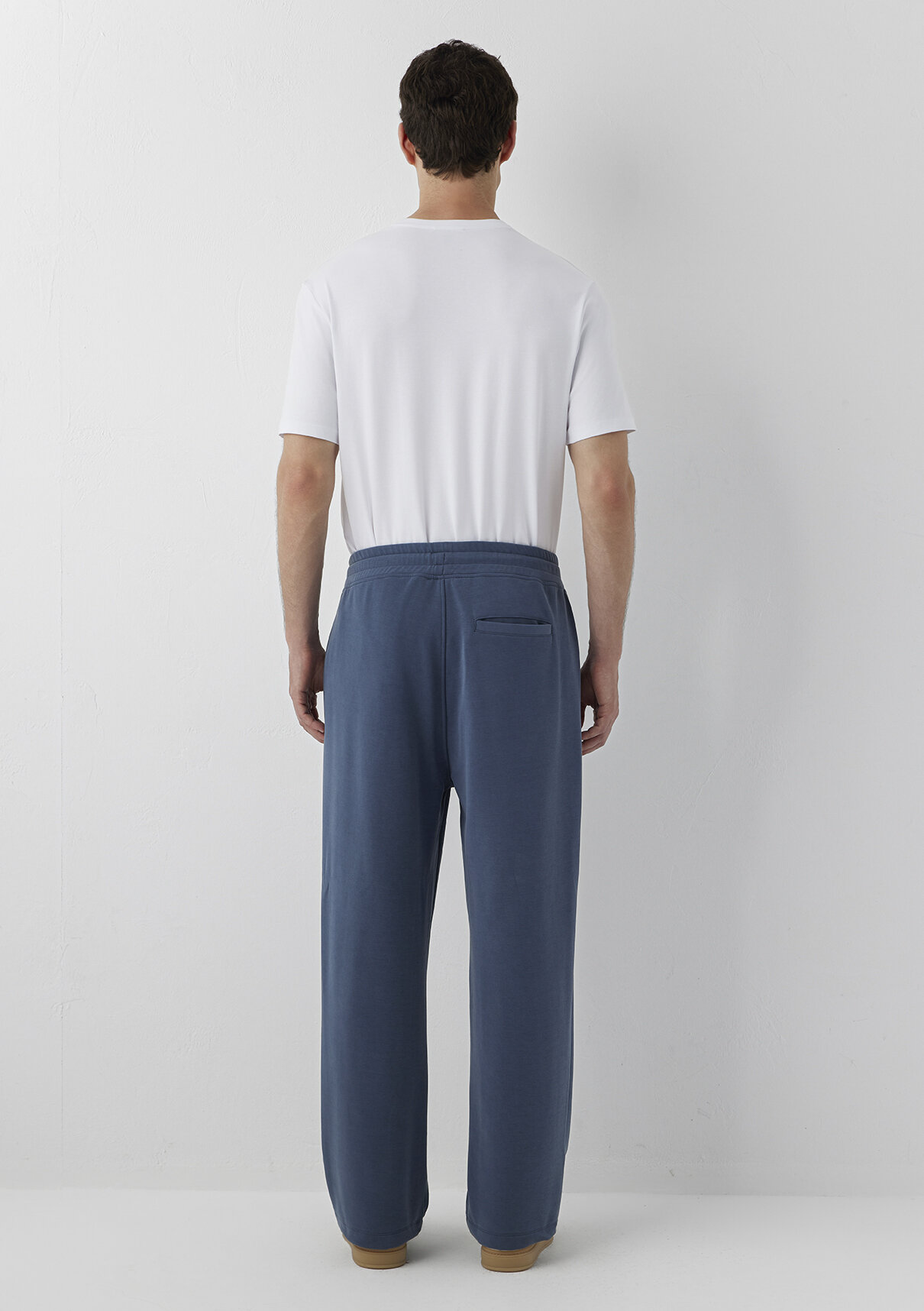 Mavi (Tencel™) Modal Karışımlı Mavi Eşofman Altı görsel 5