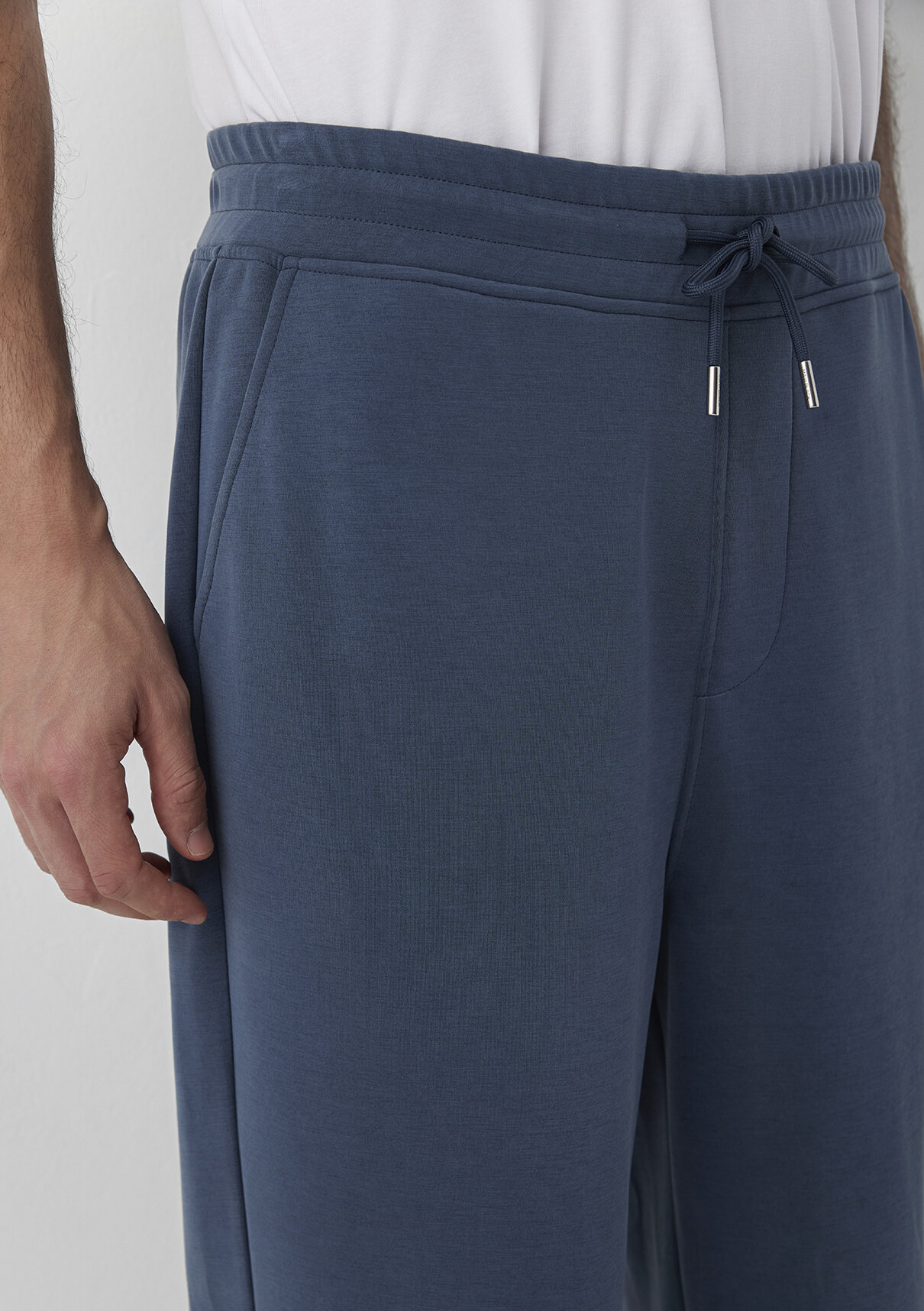 Mavi (Tencel™) Modal Karışımlı Mavi Eşofman Altı görsel 6