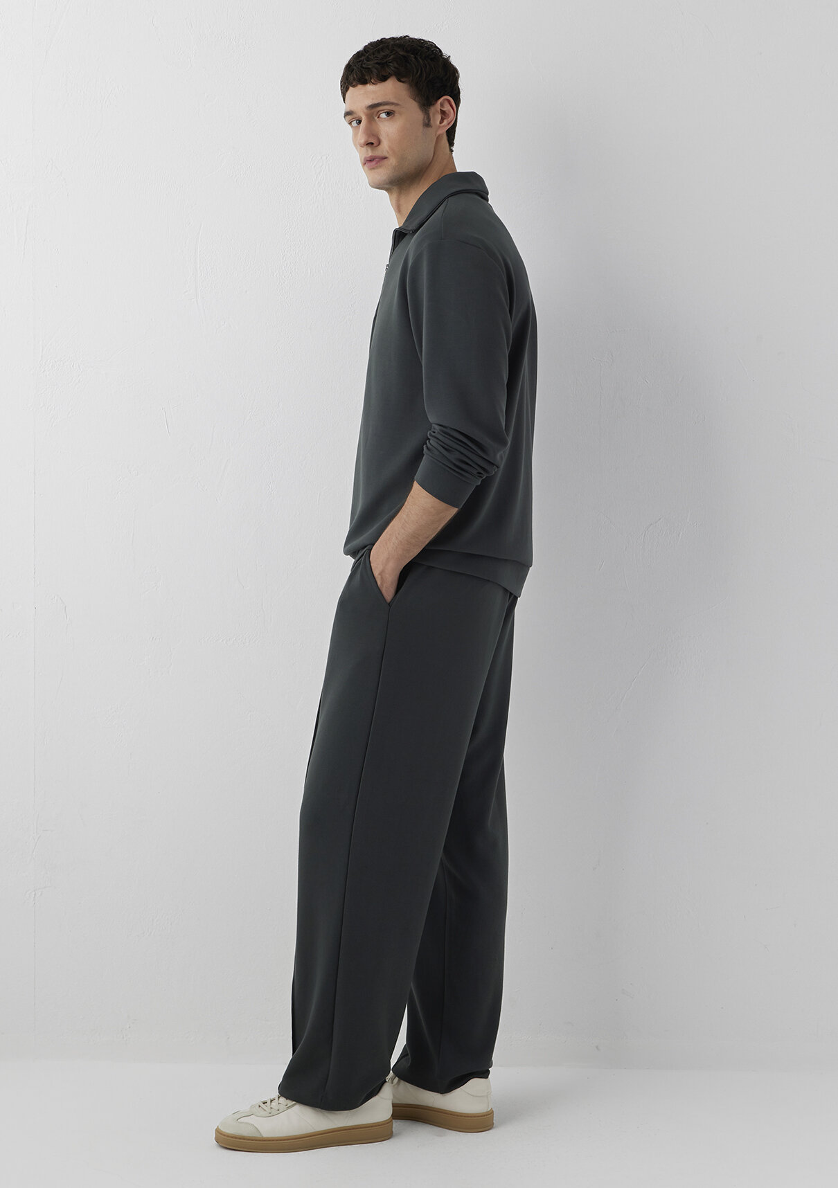 Mavi (Tencel™) Modal Karışımlı Antrasit Eşofman Altı görsel 5