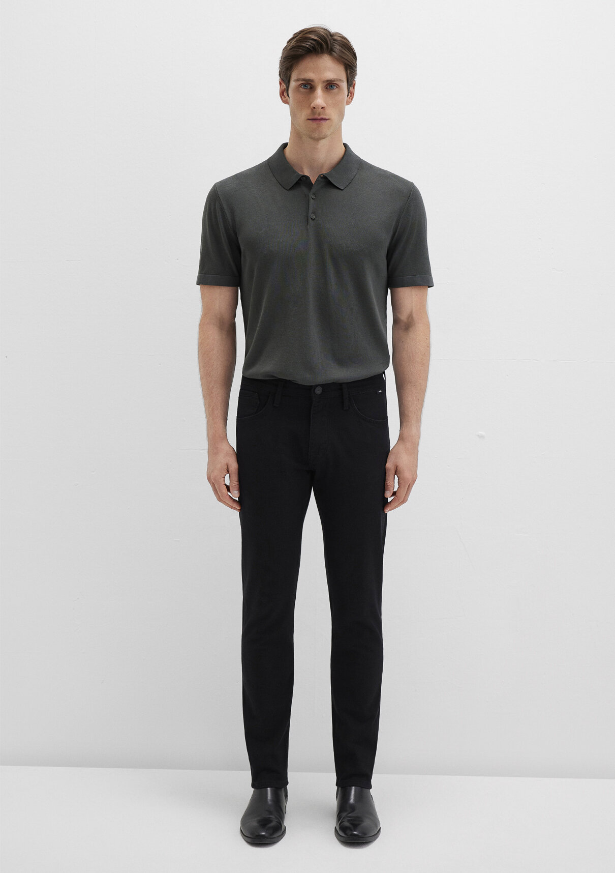 Mavi Siyah Comfort Jean Pantolon görsel 3