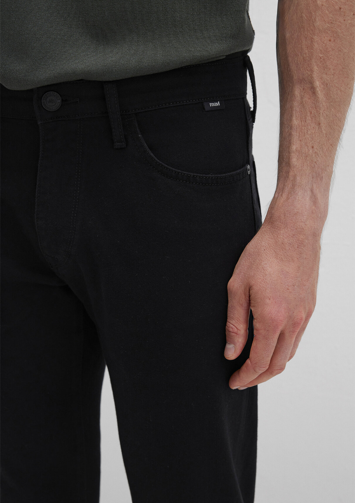 Mavi Siyah Comfort Jean Pantolon görsel 5