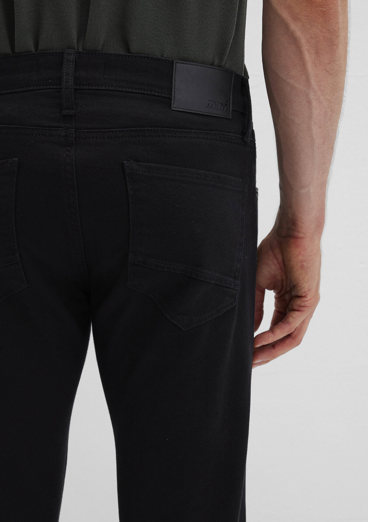 Mavi Siyah Comfort Jean Pantolon görsel 7