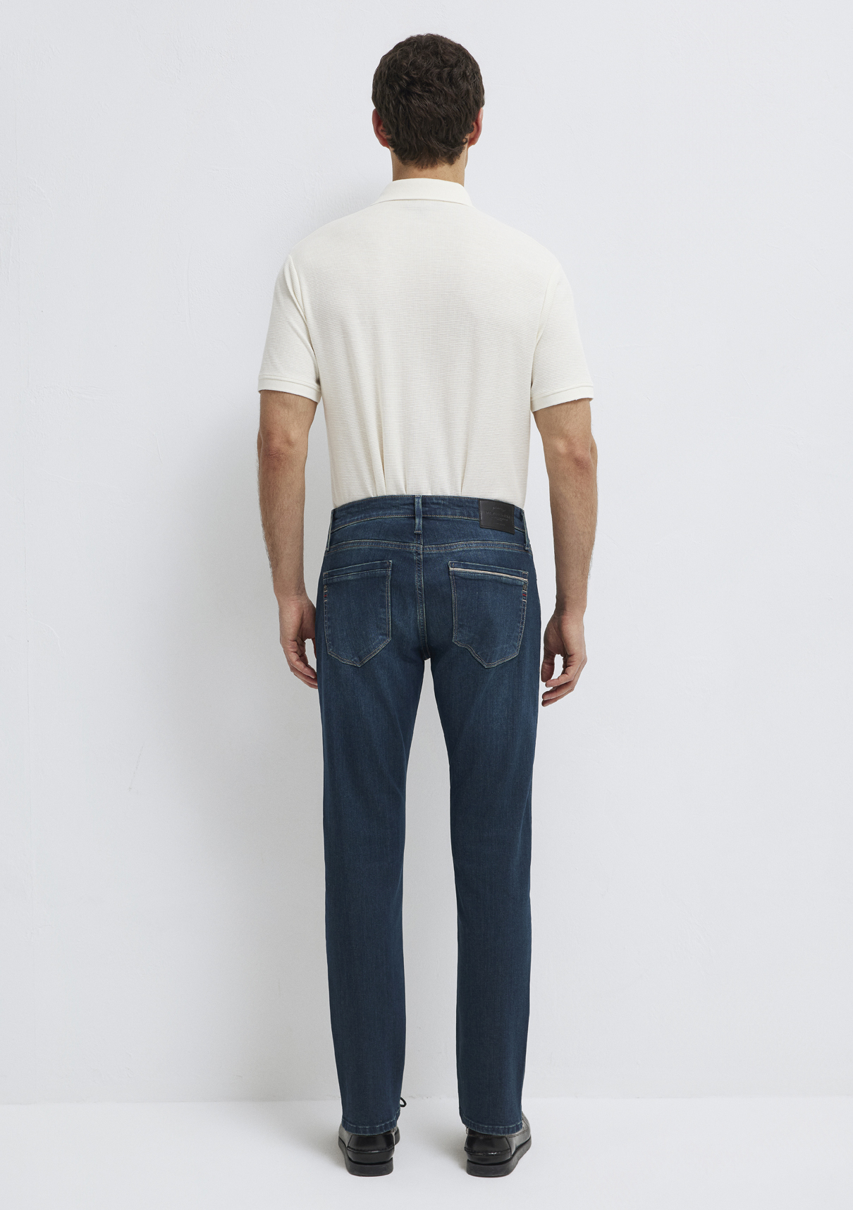 Mavi Premium Puslu Koyu Mavi Jean Pantolon görsel 5