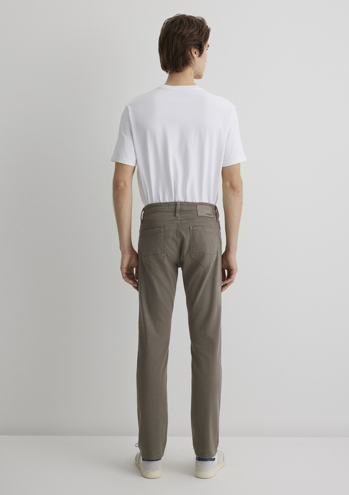 Mavi Marcus Puslu Zeytin Yeşili Comfort Gabardin Pantolon görsel 4