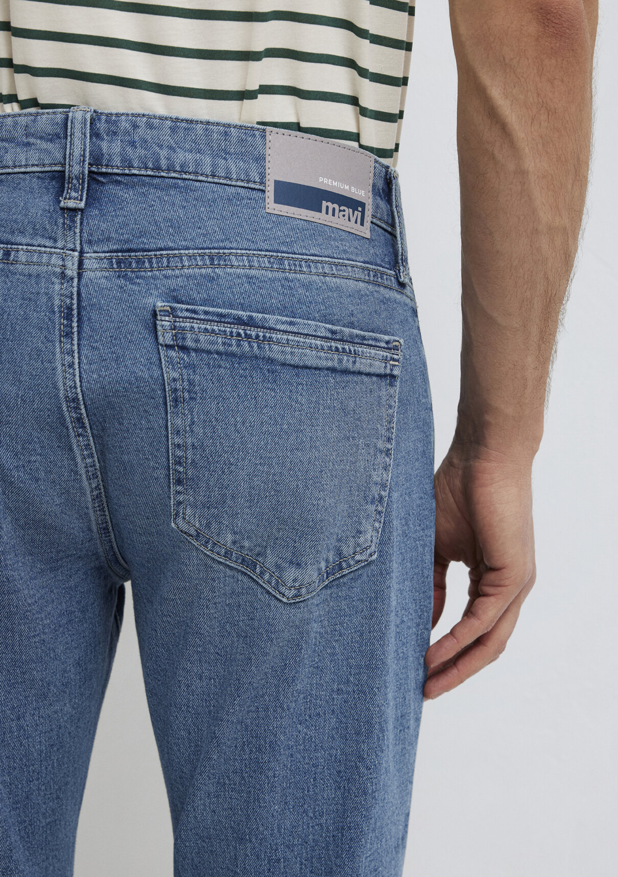 Mavi Premium Blue Vintage Indigo Mavisi Jean Pantolon görsel 8