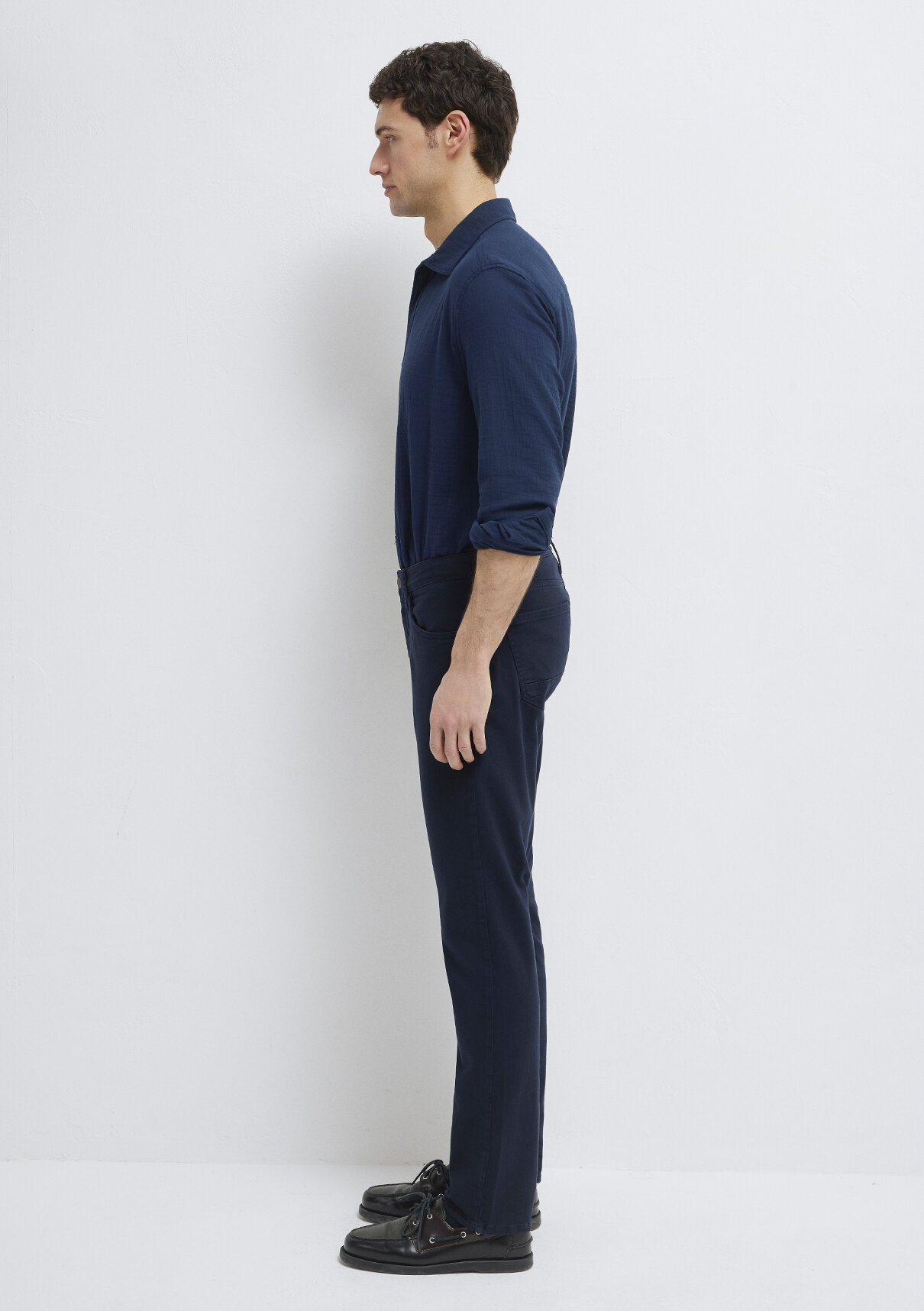 Mavi Marcus Koyu Lacivert Comfort Gabardin Pantolon görsel 4