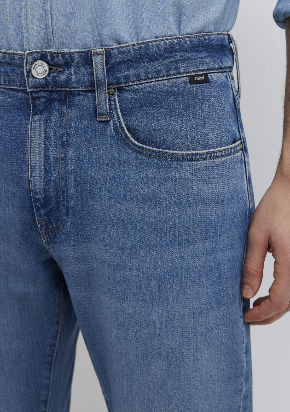 Mavi Edition Vintage Indigo Mavisi Jean Pantolon görsel 7
