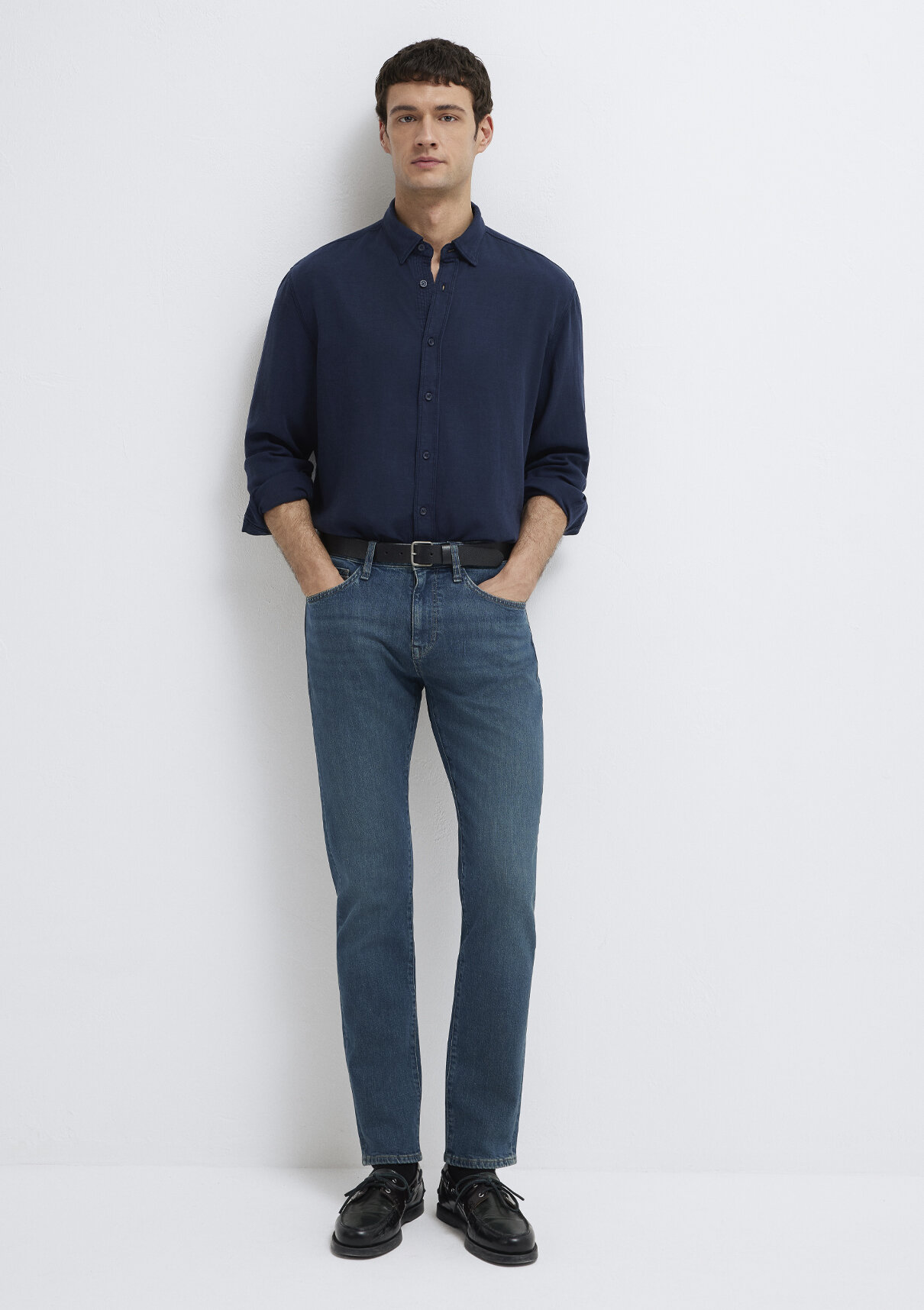 Mavi Pro Koyu Indigo Mavisi Jean Pantolon görsel 3