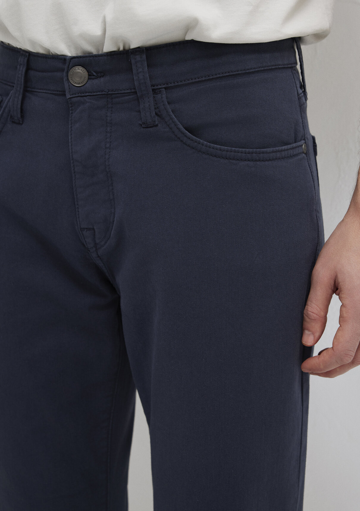 Mavi Marcus Mavi Black Lacivert Gabardin Pantolon görsel 6