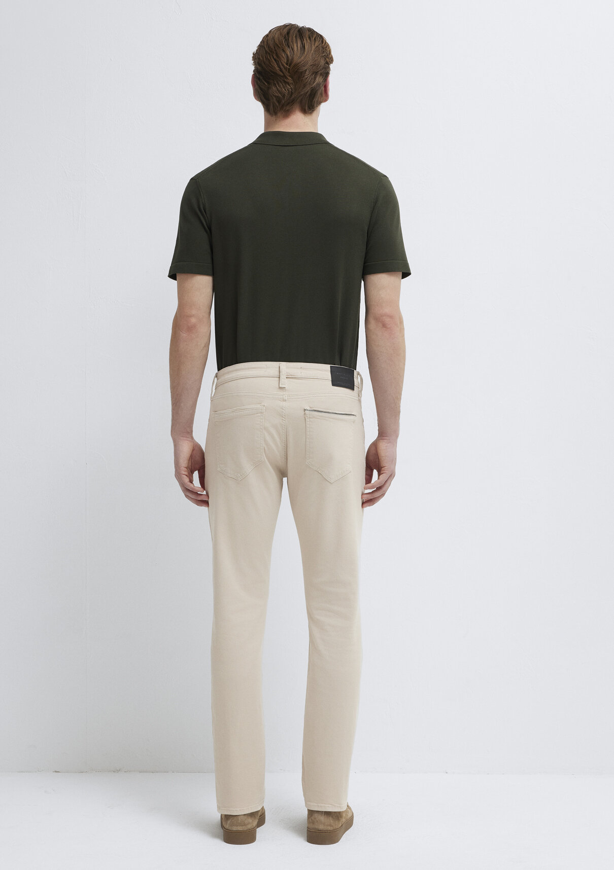 Mavi Marcus Mavi Black Soluk Toz Beji Gabardin Pantolon görsel 5
