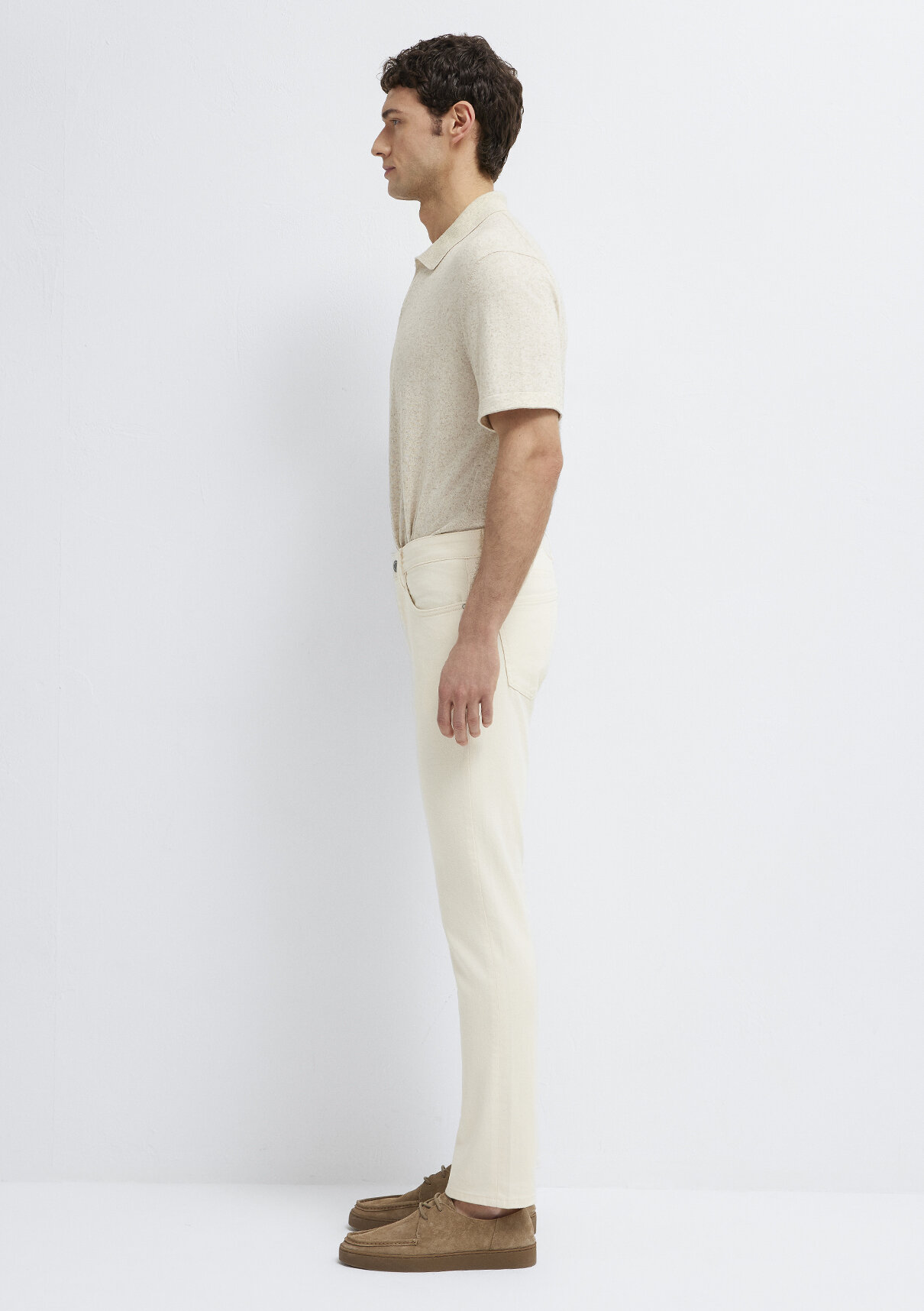 Mavi Edition Ekru Jean Pantolon görsel 4