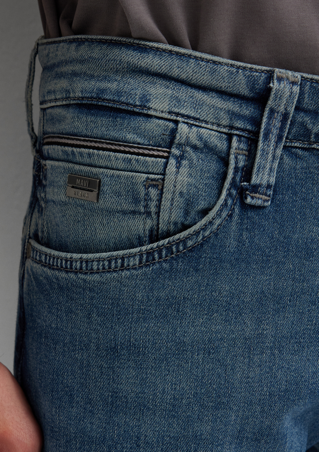 Mavi Black Puslu Indigo Mavisi Jean Pantolon görsel 6
