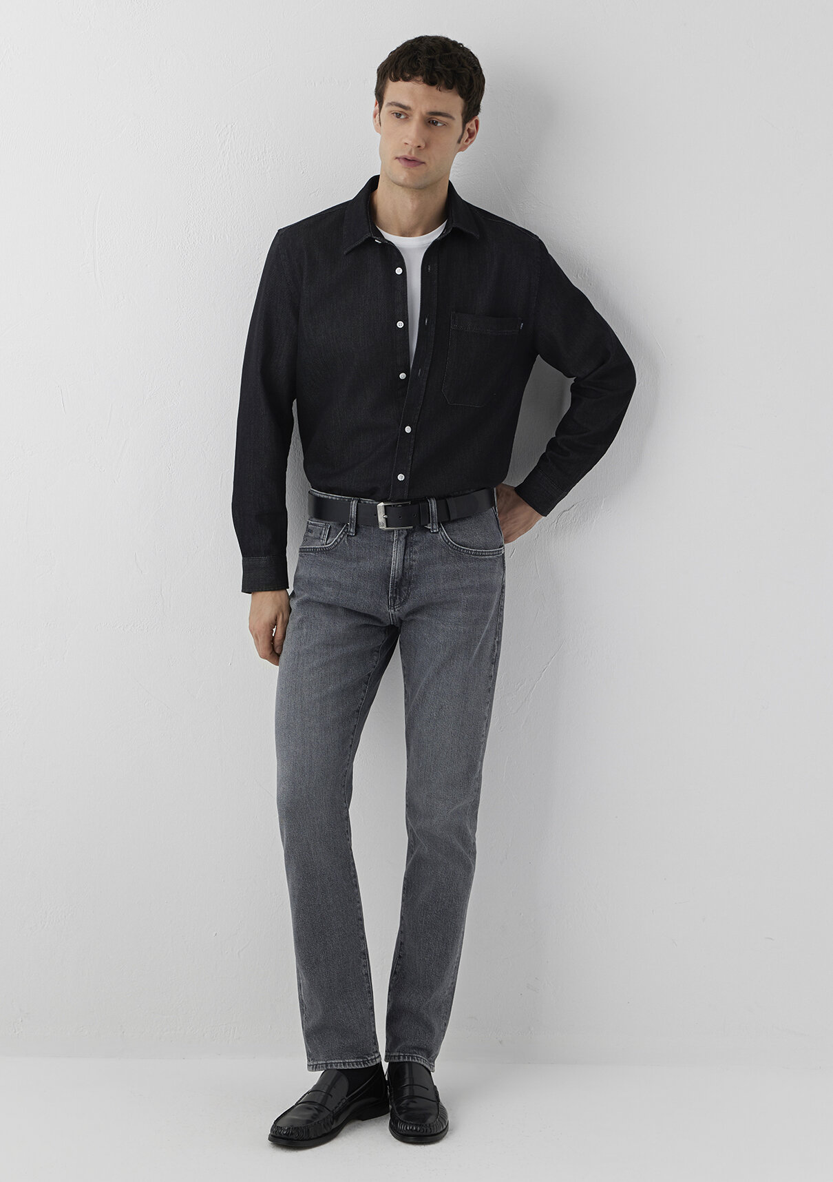 Mavi Classic Denim Gri Jean Pantolon görsel 2