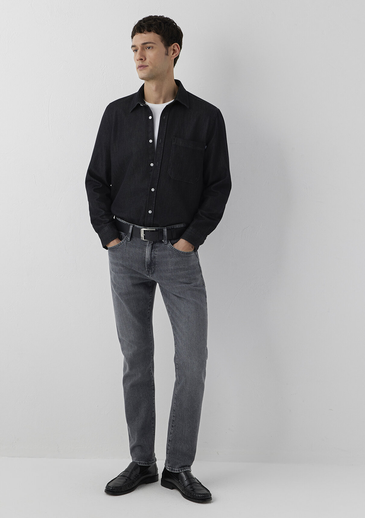 Mavi Classic Denim Gri Jean Pantolon görsel 3