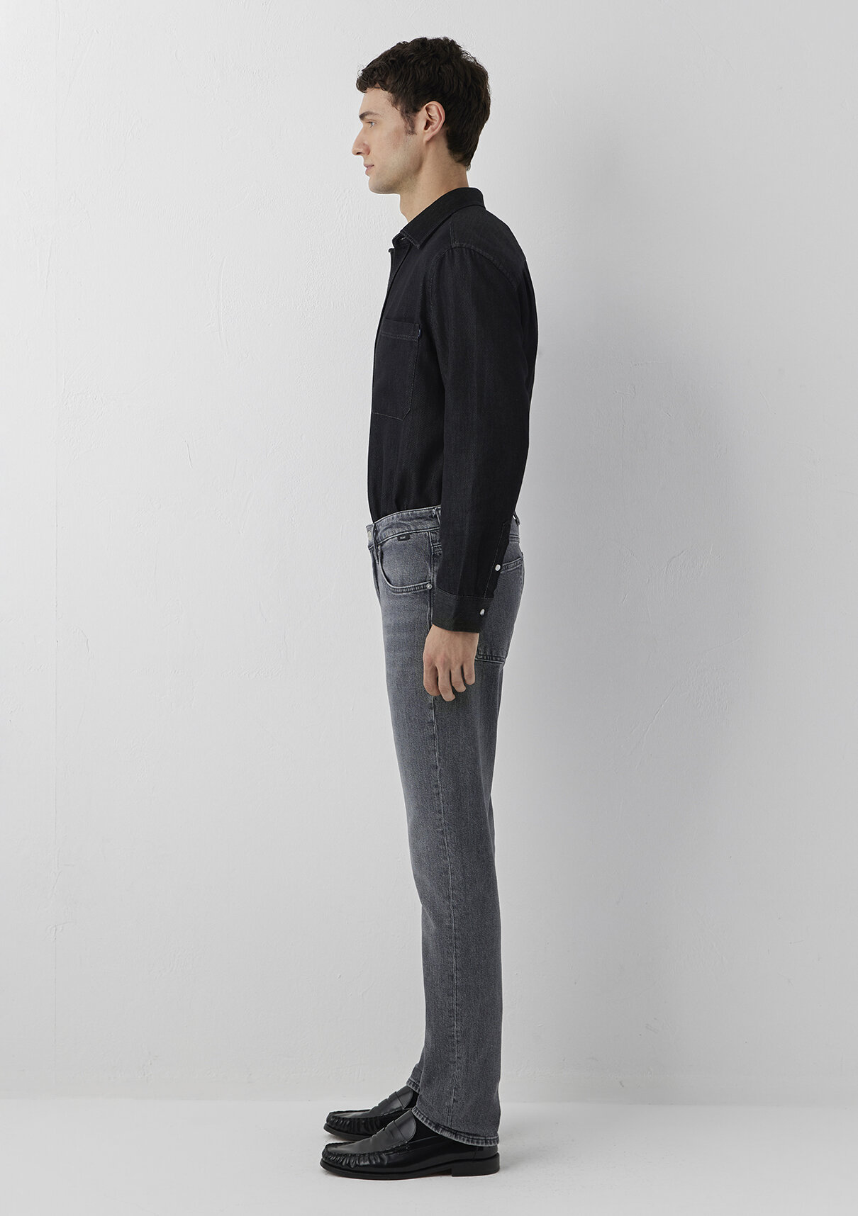 Mavi Classic Denim Gri Jean Pantolon görsel 5