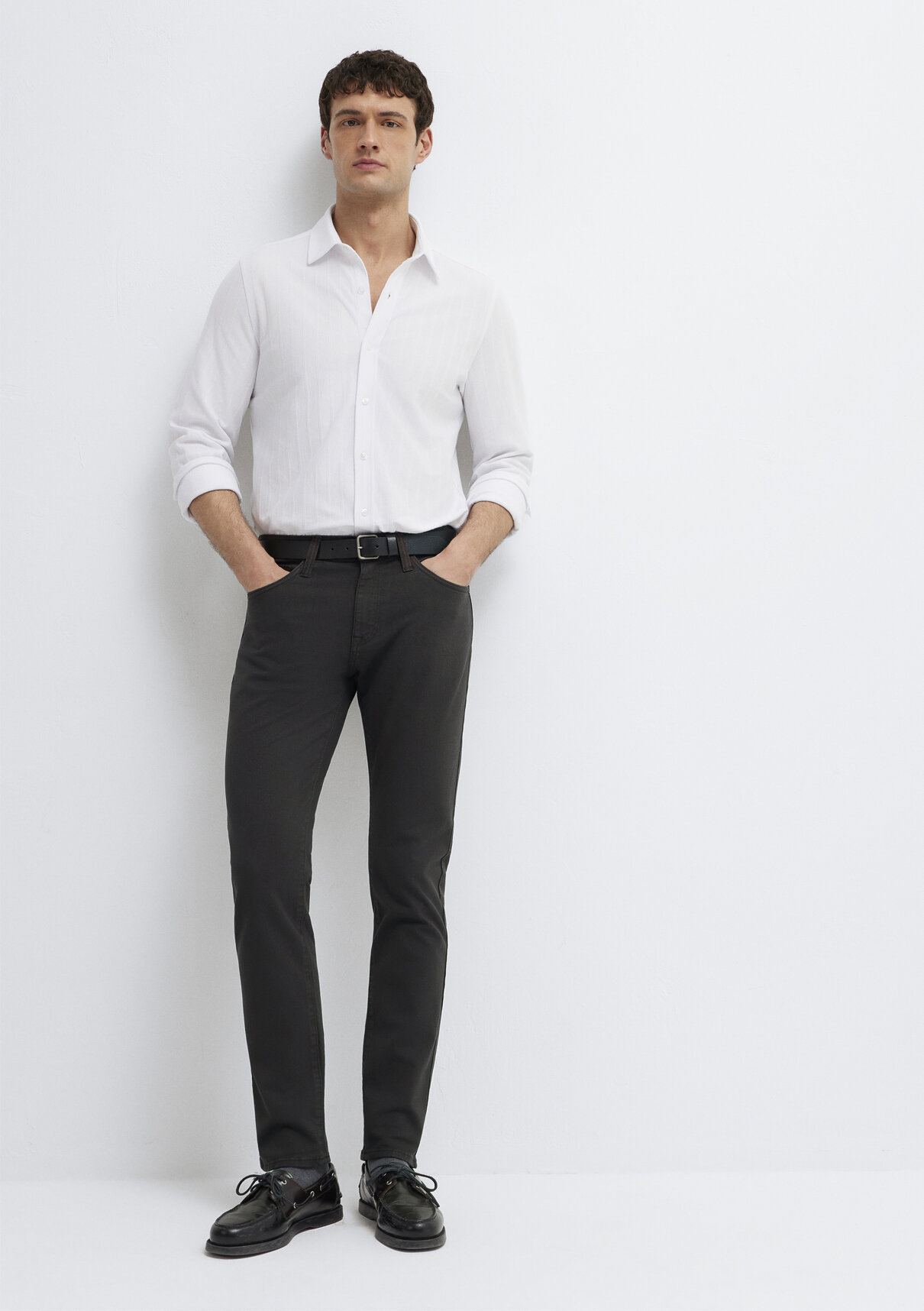 Mavi Marcus Mavi Black Koyu Kahverengi Gabardin Pantolon