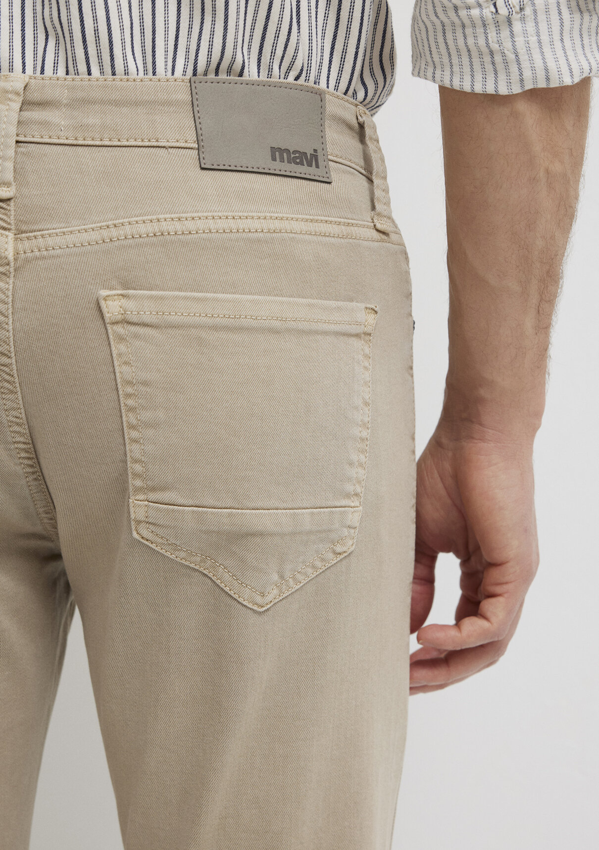 Mavi Martin Bej Comfort Gabardin Pantolon görsel 8