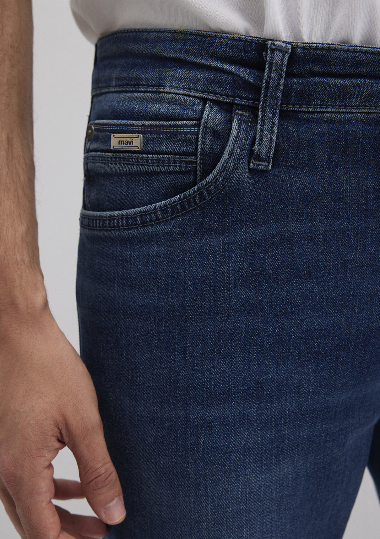 Mavi Premium Blue Gölgeli Koyu Mavi Jean Pantolon görsel 7