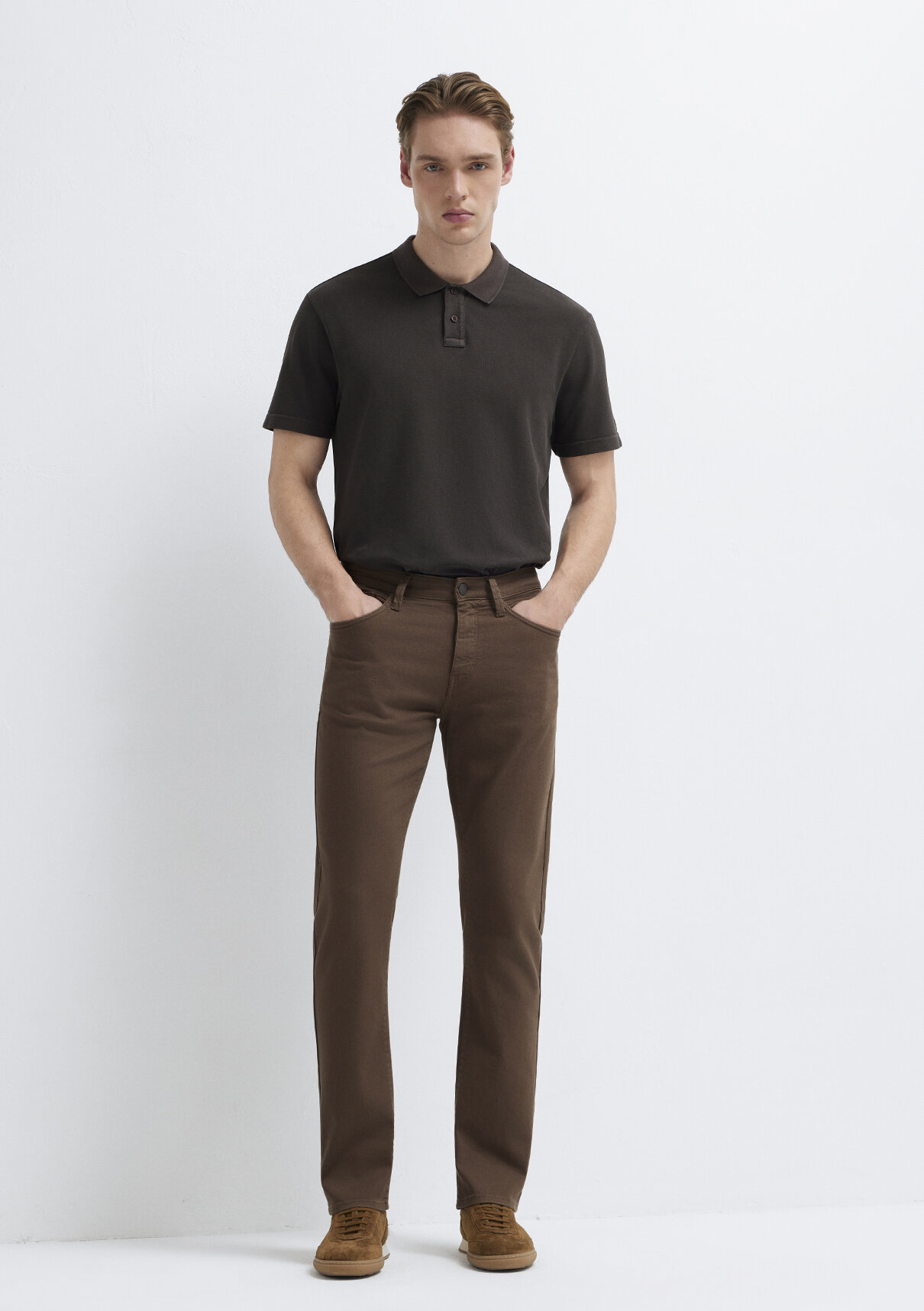 Mavi Martin Kahverengi Comfort Gabardin Pantolon
