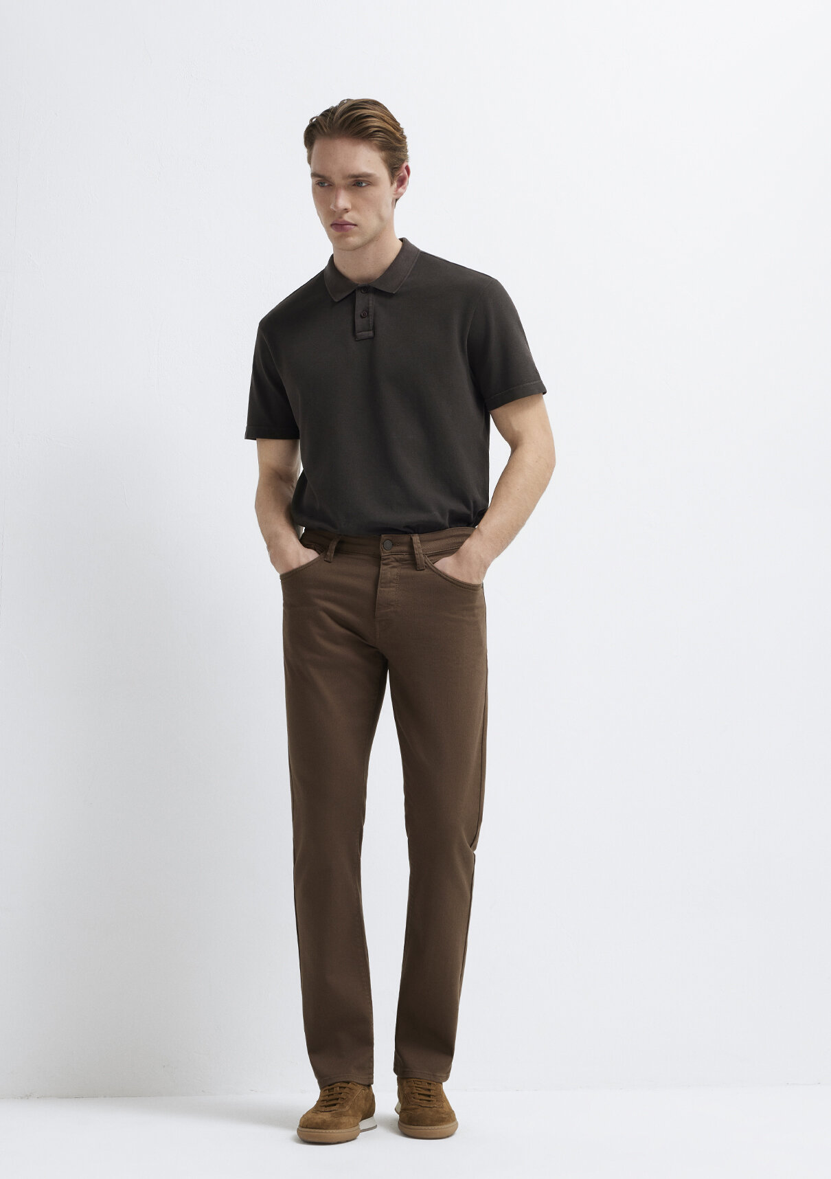 Mavi Martin Kahverengi Comfort Gabardin Pantolon görsel 2
