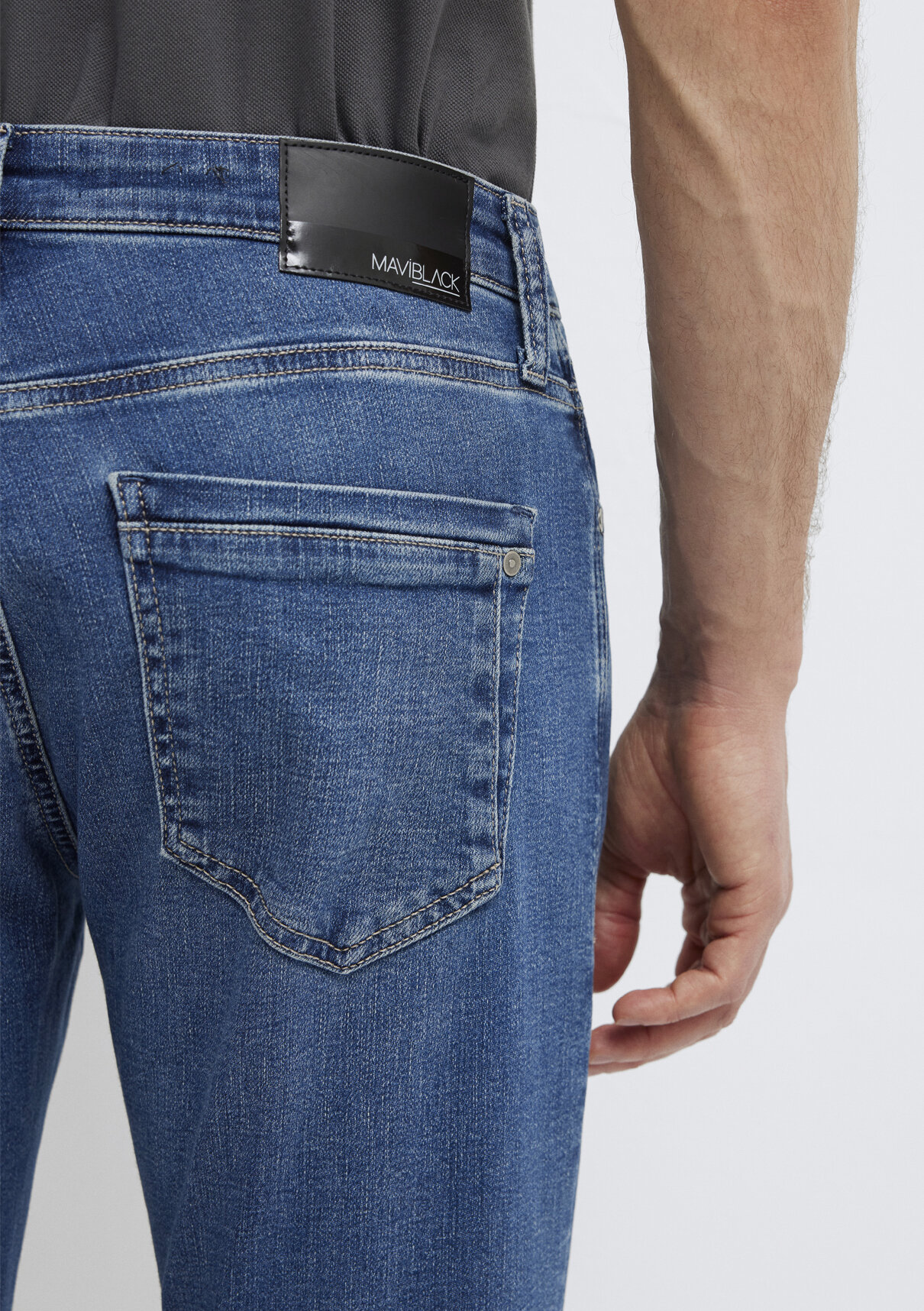 Mavi Black Koyu Mavi Jean Pantolon görsel 8