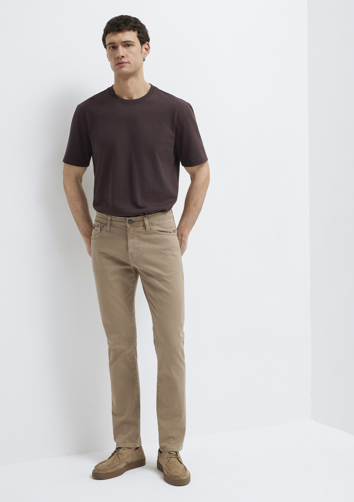 Mavi Jake Mavi Black Koyu Bej Gabardin Pantolon