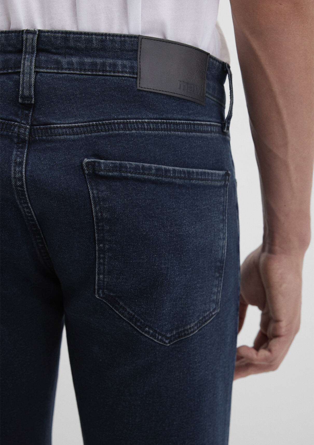 Mavi 90lar TOKK Mürekkep Mavi Jean Pantolon görsel 8