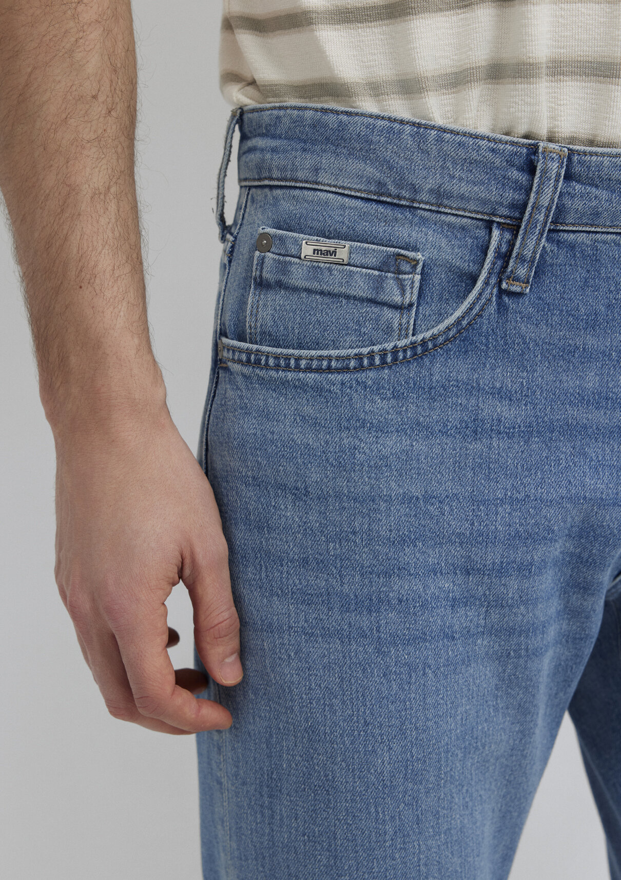 Mavi Premium Blue Puslu Açık Mavi Jean Pantolon görsel 8