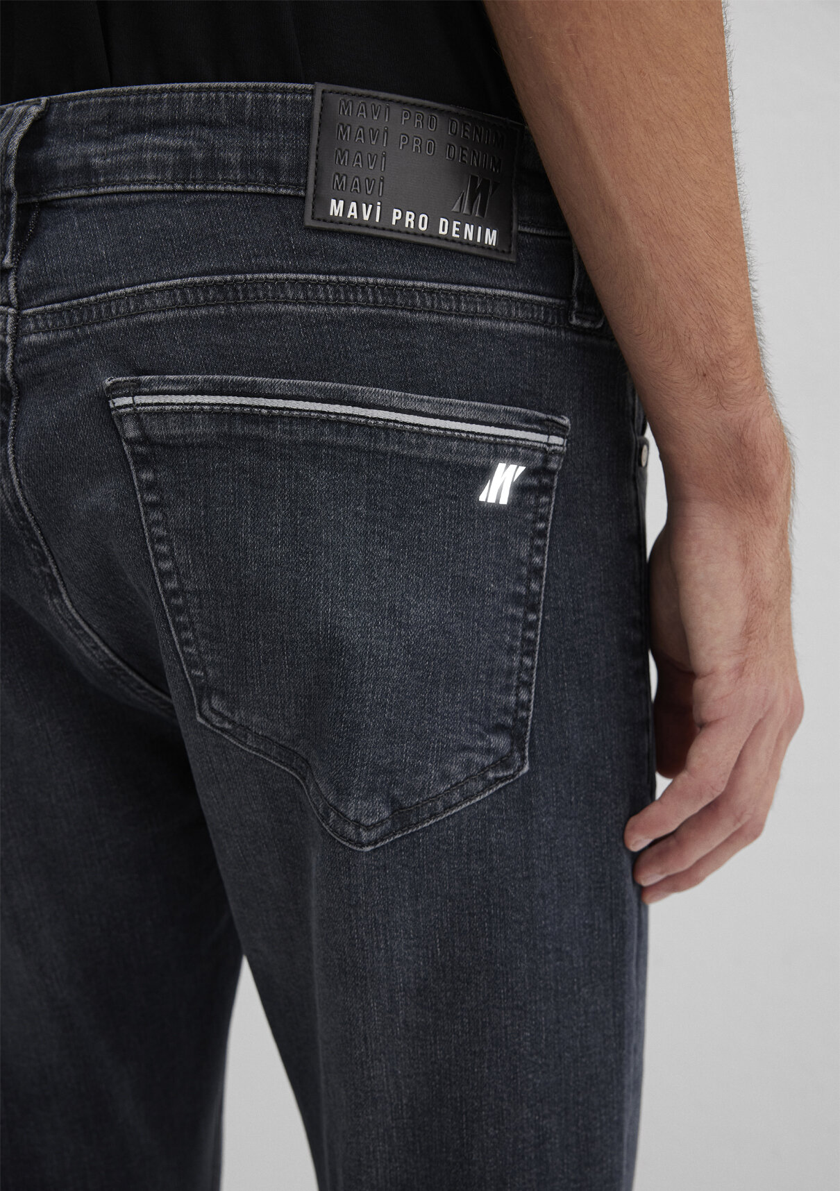 Mavi Pro Vintage Koyu Gri Smoke Jean Pantolon görsel 7